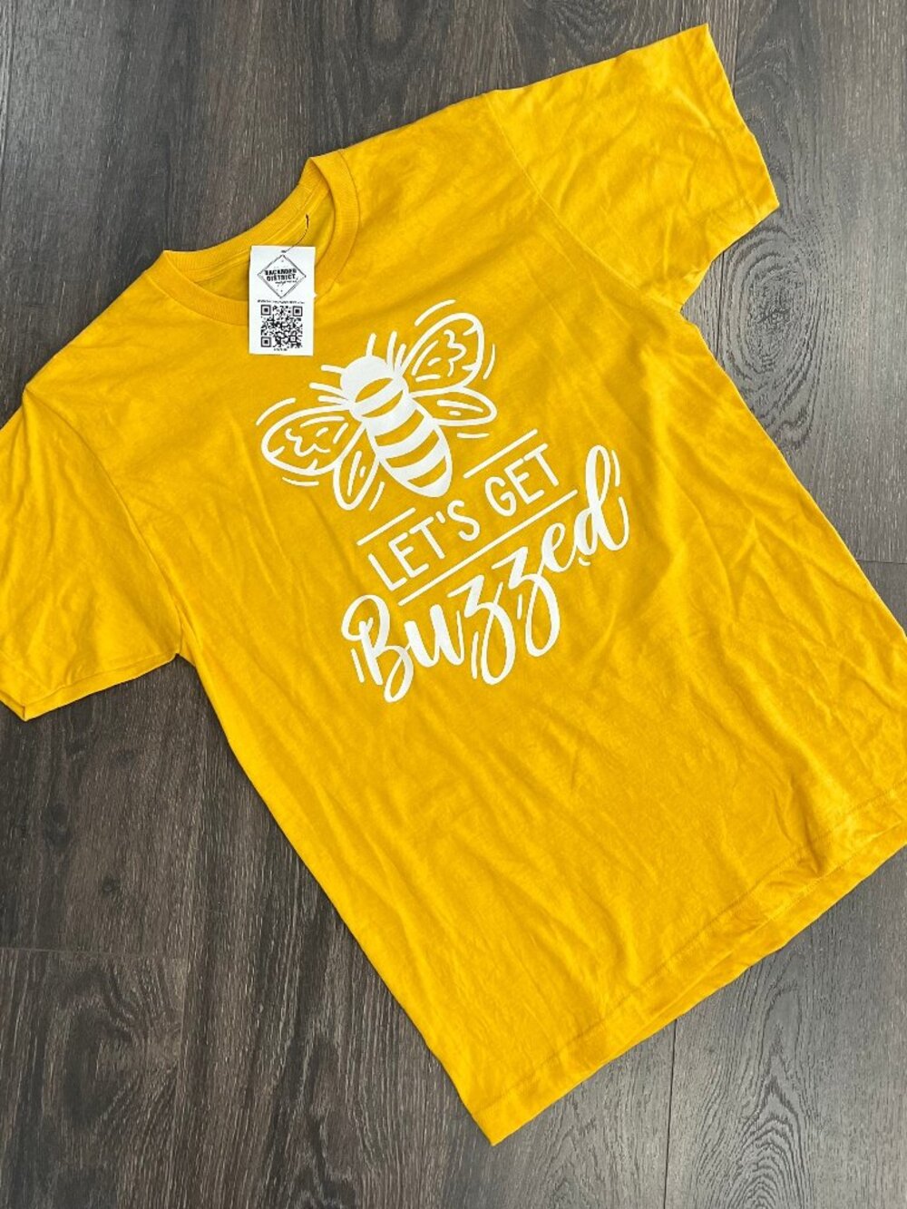 NWT Tultex Let's Get Buzzed Graphic Tee Unisex Size 3XL Yellow